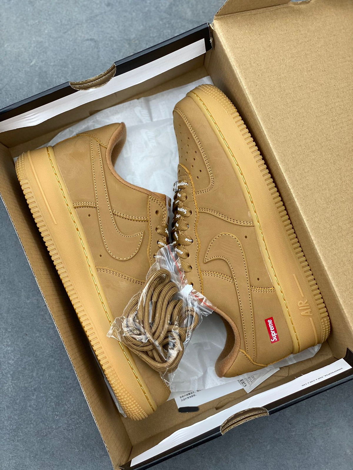 Nike Air Force 1 Low Supreme Wheat